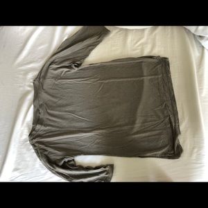 Uniqlo sage green tunic, lightweight